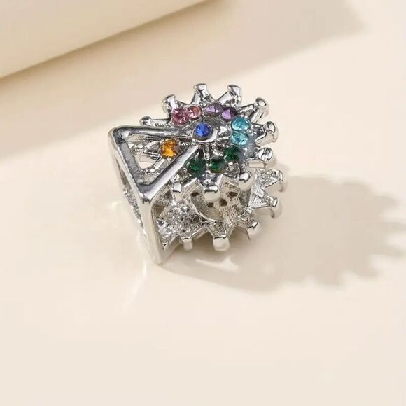 New - Jeweled Ferris Wheel Charm - Picture 2 of 8